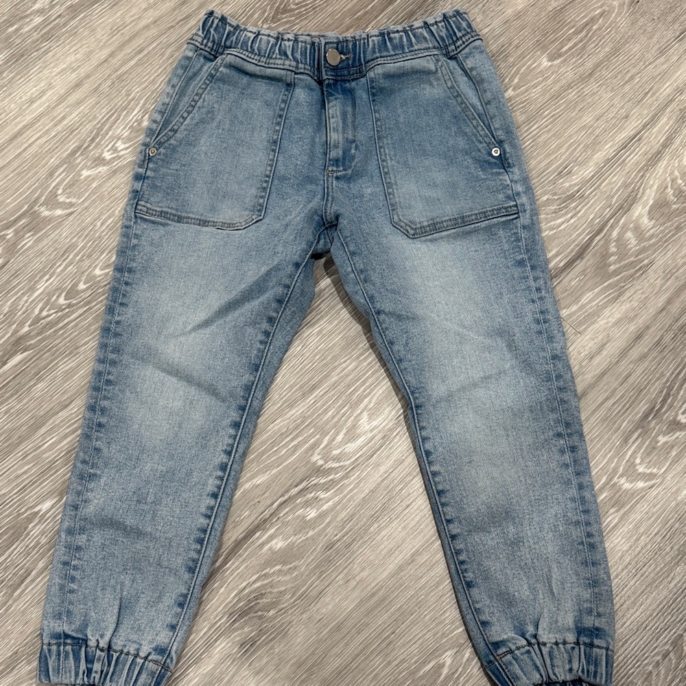 DL1961 Blue Denim Jogger Pants